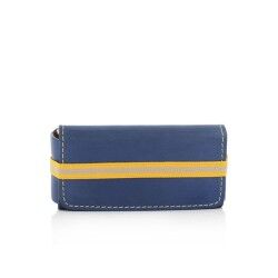 Necessaire Eight & Bob Zubehör Blu Marino Pelle