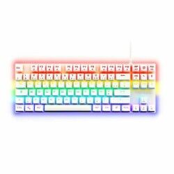 Gaming Keyboard The G-Lab Mercury AZERTY Wit