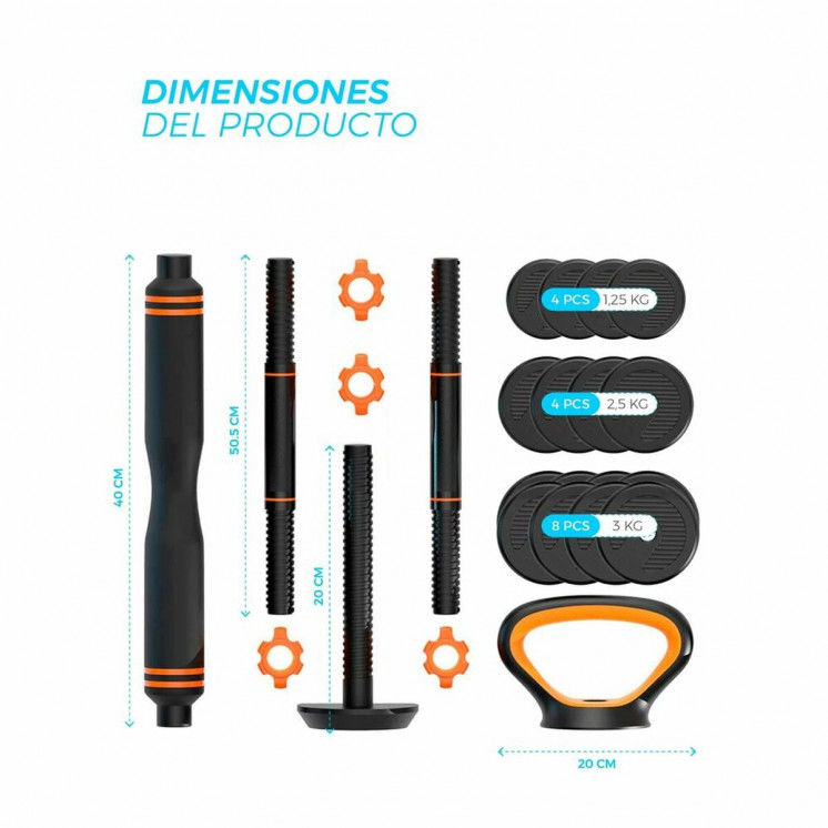 Kit di Kettlebell e Manubri Xiaomi 40 kg