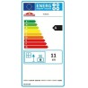 Huesca 3-Glass Wood Burning Fireplace Bronpi 10 kW