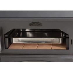 Lareira a lenha Ebro com forno Bronpi de 14 kW