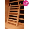 2er-Set Komfortmappen für Saunen Frankreich Sauna