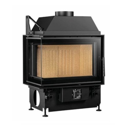 Inserto de madera Quattro 60 A.Caminetti 2 lados acristalados izquierdos