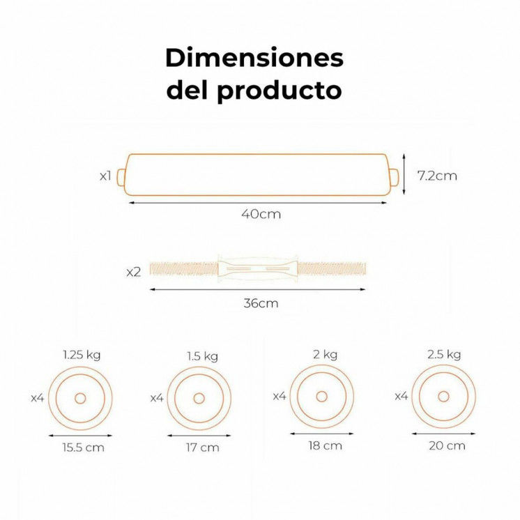 Dumbbells Xiaomi ORMANC30V2 30 kg 30 Kg