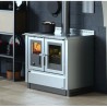 Stufa a legna La Nordica Venezia bianco 8kW