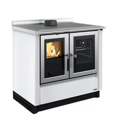 Cuisinière à bois La Nordica Venezia blanc 8kW