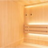 Zen Angular Dampfsauna 3-4 Sitzer LED Komplettpaket France Sauna
