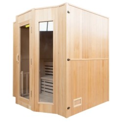 Sauna vapeur Zen 6 places LED Pack complet 6kW France Sauna