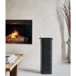 Serviteur Taikal Acier Noir Givré avec Accessoires Dixneuf Design