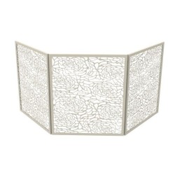 Protección contra cortafuegos Dixneuf Design Floria Cream Steel