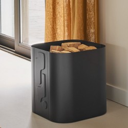 Range-bûches Altik Noir givré Dixneuf Design