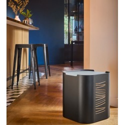 Rangement à Granules Bois Stepia Noir Gris glacier Dixneuf Design