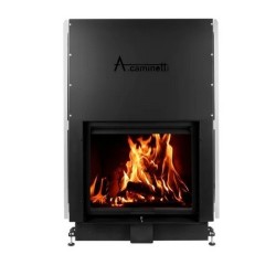 Inserto plano para chimenea de leña 90x60 A.Caminetti