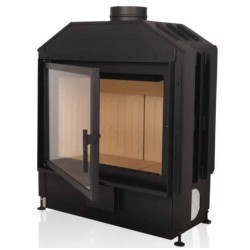 Foyer à bois Flat 80 A.Caminetti Open Side