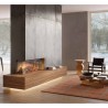 Lumen 1200 electric fireplace with built-in Nordica