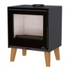 Arus 12.5kW Bronpi Wood Stove with Wooden Legs