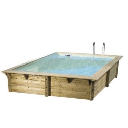 Holzpool Ubbink Azura 300x300 H126cm Liner beige