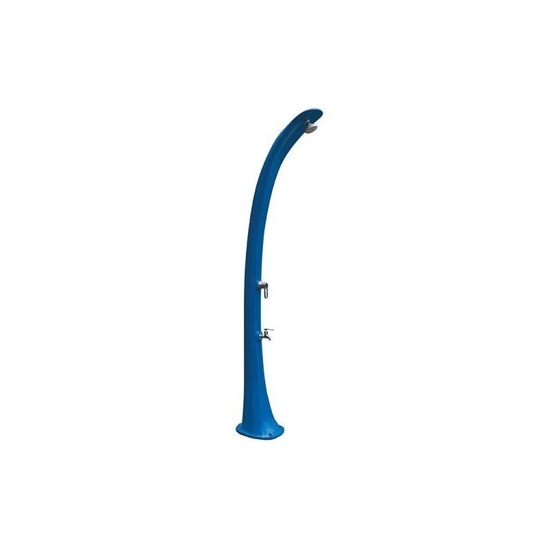 Douche Solaire Cobra - 32L Bleu avec Rince-pieds Formidra