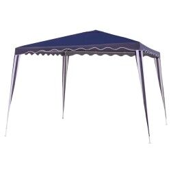 Pergola Gazebo Polyester Acier 300 x 300 x 245 cm