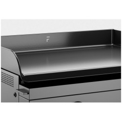 Plancha Gaz Forge Adour Origin 60 Acier 2 Bruleurs 6600 W  Plaque en Fonte Emaillée Inclinable