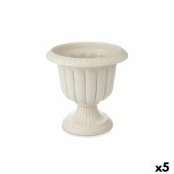 Cache-pot Ibergarden N00201204 Beige Plastique Verre 47,8 x 47 x 47,8 cm (5 Unités)