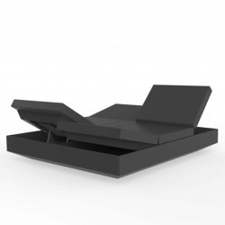 Banquette Transat Vela Daybed  Inclinable Vondom Anthracite