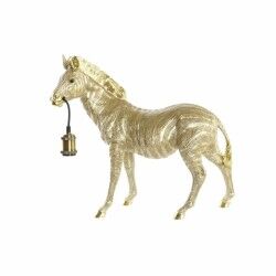 Bureaulamp DKD Home Decor Zebra Gouden 220 V 50 W Modern (55 x 22 x 51 cm)