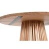 Dining Table Home ESPRIT Natural Mindi wood 120 x 120 x 75 cm