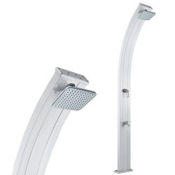 Douche Solaire SoSpring 30 Litres Alluminium Inox avec Rince Pied