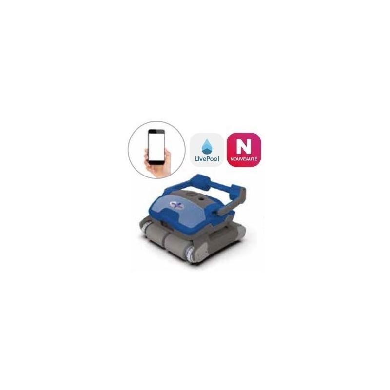 VIRTUOSO V600A electric pool cleaner robot with smartphone app