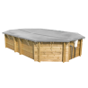Couverture d’hiver piscines bois octogonales allongées OCTO Plus 640