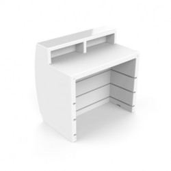 Bar Droit Fiesta Vondom Illuminé Blanc 180 cm