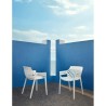 Lot de 4 fauteuils vondon Spritz écru