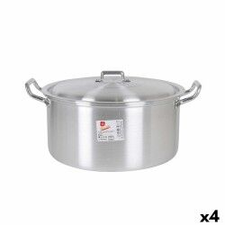 Kookpot met Deksel Aluminium 35 x 29 x 17 cm (4 Stuks)
