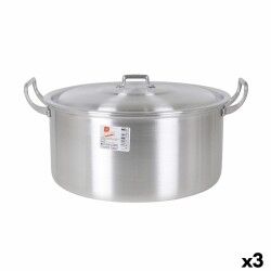 Casseruola con coperchio Alluminio 41 x 33 x 19 cm (3 Unità)
