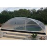 Cobertura telescópica para piscina de altura média 394x642x137 Trend3 Azuro Abrilios