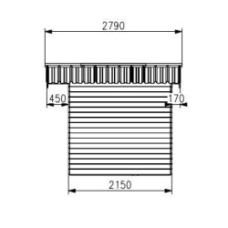 Abri de Jardin Bois Thermo Habrita 7,81 m2 avec Toit en acier