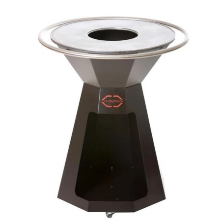 Brazier The Churrasco pirâmide negra plancha Tonio