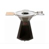 Brazier The Churrasco pirâmide negra plancha Tonio