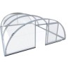 Recinto piscina in alluminio antracite 332 x 642 x 115