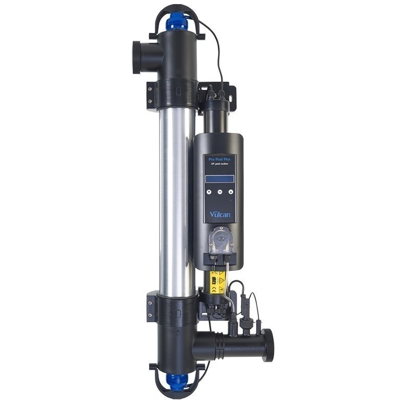 Tratamento UV da piscina Pro Pool Plus Vulcan 110W 100m3 com bomba de dosagem