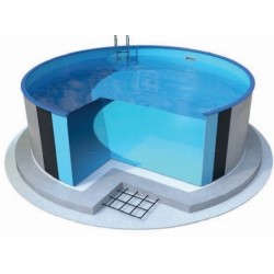 Piscina Redonda Azuro Ibiza 500 H120