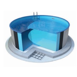 Piscina Redonda Azuro Ibiza 460 H120