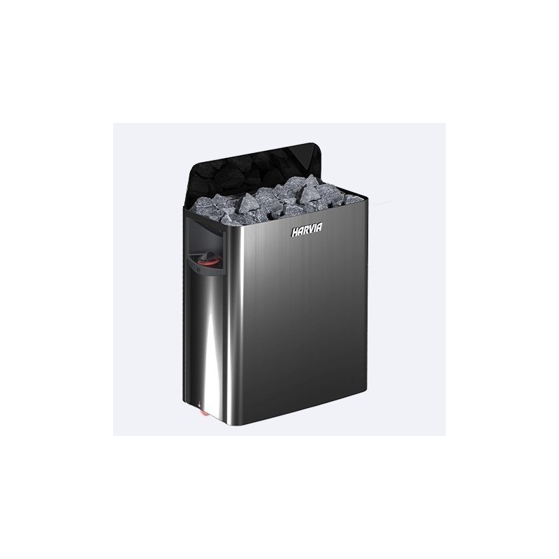 Poêle Harvia Wall Black Steel 6 kw pour Sauna Vapeur