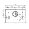 Ferlux Kalio Cast Iron Wood Insert with Turbo 16 kW crystal glass