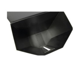 Quartz Wood Pellet Storage with Castors Black Frosted Nineteen Design