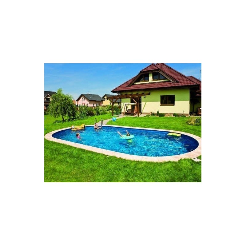 Oval Pool Ibiza Azuro 900x500 H150 with Sand Filter