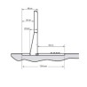 Piscine hors sol TOI Ibiza Compact ovale 550x366x132 avec kit complet blanc