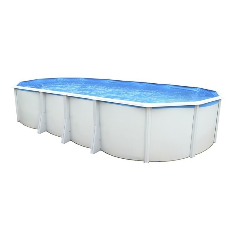 Piscine hors sol TOI Ibiza Ovale 915x457x132 avec kit complet Blanc
