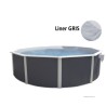 Above ground pool TOI Magnum round 460x132 Compact Anthracite